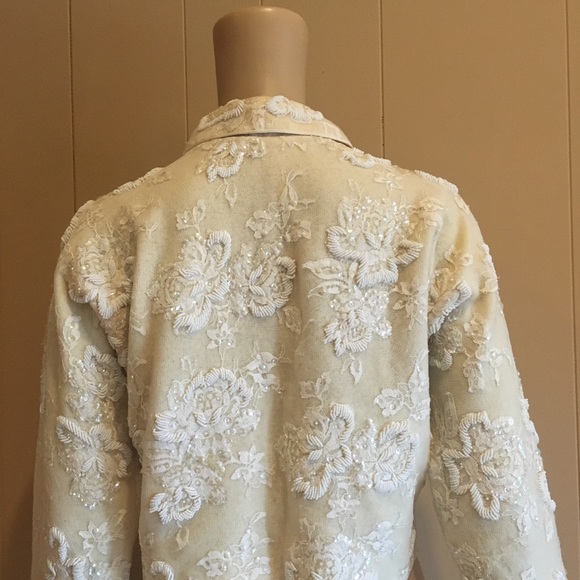 Vintage 1950’s Heavily Beaded Cardigan - Picture 6 of 8